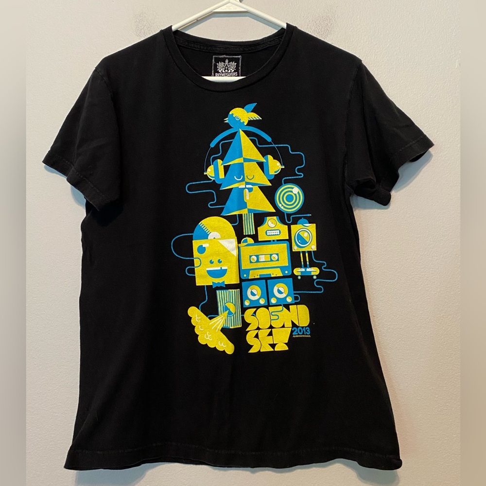 Sound Set 2013 T Shirt Black Rhymesayers Medium Canterbury Park Music Festival